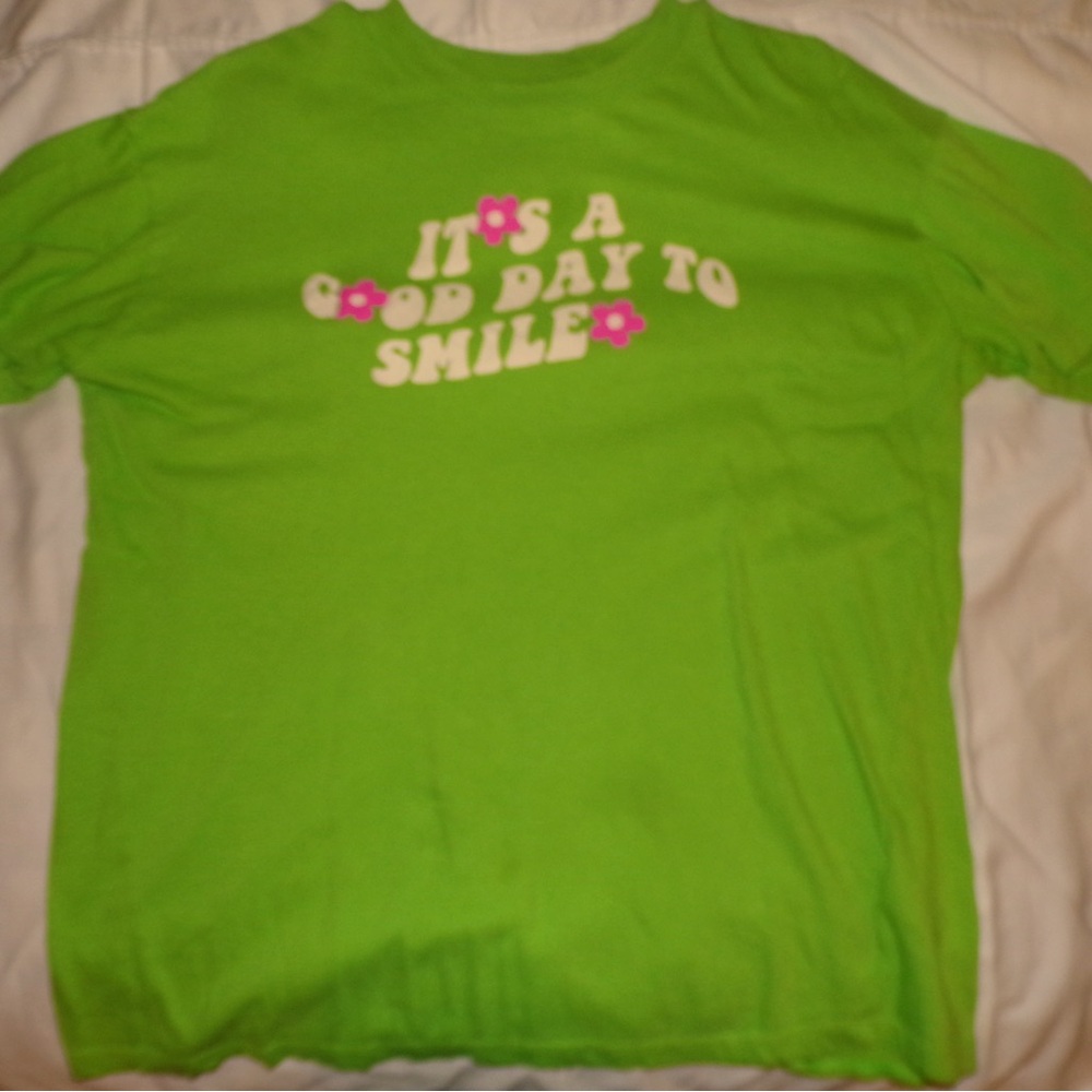 “It’s A Good Day to Smile” Cotton On oversized t-shirt